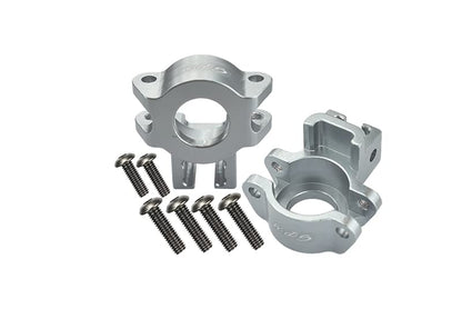 GPM For Traxxas Unlimited Desert Racer 4X4 (#85076-4) Upgrade Parts Aluminum Rear Axle Hub - 1Pr Set Silver