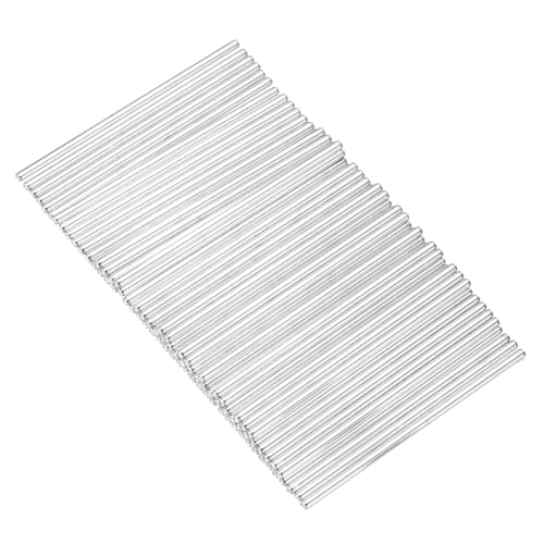 MECCANIXITY 80pcs 2mmx55mm Toys Shaft Round Rod Axles Drive Shaft for DIY RC Car Truck Boat Helicopter Model Part, Silver - size: 2mmx55mm
