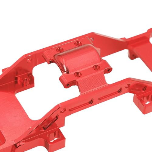 Full Metal Chassis Frame for FMS 1/24 Power Wagon FCX24 RC Crawler Car Model Upgrade Part (Red) - color: Red