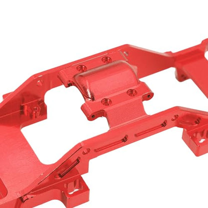Full Metal Chassis Frame for FMS 1/24 Power Wagon FCX24 RC Crawler Car Model Upgrade Part (Red) - color: Red