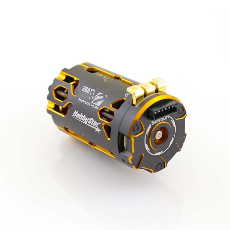 380 V2 Sensored Brusless Motor - 13.5T, 1/12 1/14 RC Car