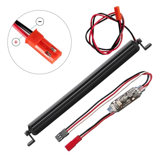 Freshion RC Light Bar 20 LED 4.3 Inch Aluminum RC Lights RC Crawler Accessories for Axial SCX10 Traxxas TRX-4 TRX4M Arrma Senton Redcat GEN7 1/10 1/18 rc Light kit