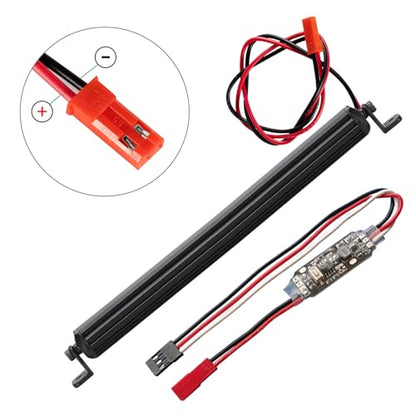 Freshion RC Light Bar 20 LED 4.3 Inch Aluminum RC Lights RC Crawler Accessories for Axial SCX10 Traxxas TRX-4 TRX4M Arrma Senton Redcat GEN7 1/10 1/18 rc Light kit