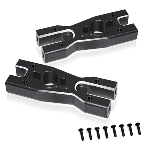 Aluminum Alloy Car Shell Fixed Seat RC Upgraded Parts for LOSI 1/18 Mini LMT 4X4 Brushed Monster Truck RTR-LOS01026 RC Car (Black) - color: Black