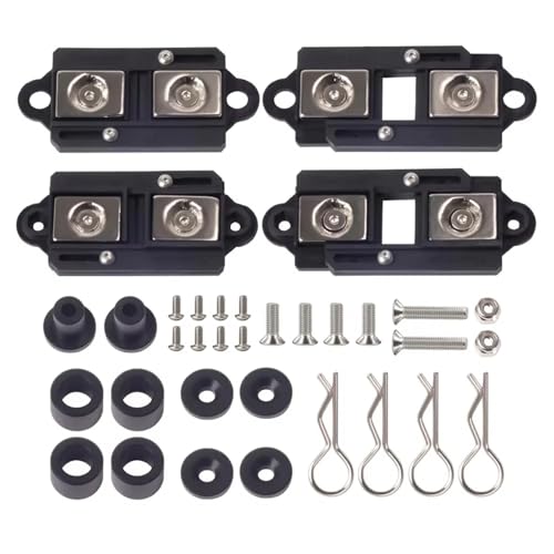 RC Crawlers Components For TRX4 TRX6 For SCX10 90046 D90 86100 For MST For CFX CC01 1/10 55-85mm Adjustable Magnetic Body Post Mount Stand RC Crawler Car Parts