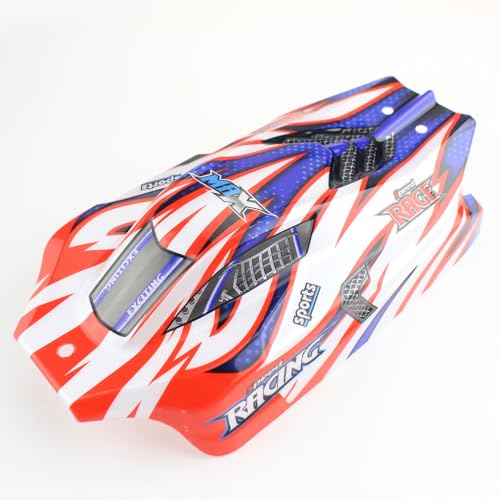 Plastic RC Car Shell Cover Replacement RC Parts for WLtoys 124008 1/12 4WD RC Car - color: Car Shell