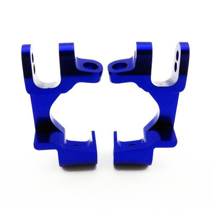Atomik Alloy Front Caster Block - RC Car Replacement Part Traxxas 1/10 Slash 4x4 - Hardened Billet 6061 Aluminum, Suspension Upgrade Part 6832 - Blue - color: Blue