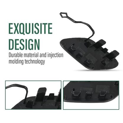 LQI Front Bumper Tow Hook Cover Cap Fit Benz E550 E400 E350 2014-2016 | Fit Benz E250 4Matic Hybrid 2014-2016 A2128852422 - size: Front | Fit Benz W212 E-Class AMG 2014-2016