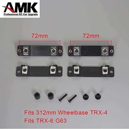 4Pcs Magnetic Body Posts Mounts for 1/10 RC Crawler Car TRX4 Defender TRX6 G63 G500 Upgrade Parts