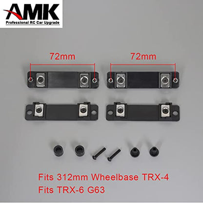 4Pcs Magnetic Body Posts Mounts for 1/10 RC Crawler Car TRX4 Defender TRX6 G63 G500 Upgrade Parts
