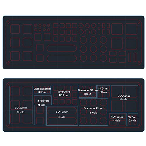 Screwdriver Storage Rack, Organizers for Hex Cross, RC Tools Rack 63 Holes | Organizers for Hex Cross, tool storage rack, rc tool bag storage rack, 63-hole, Easy to Install