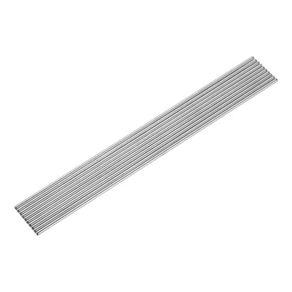 MECCANIXITY 10pcs 2mmx150mm Toys Shaft Round Rod Axles Drive Shaft for DIY RC Car Truck Boat Helicopter Model Part, Silver - size: 2mmx150mm