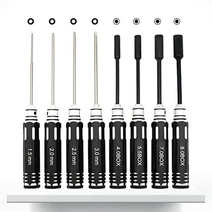 Hex Allen Screwdriver Kit - 16pcs RC Car Traxxas Helicopter Tool Set