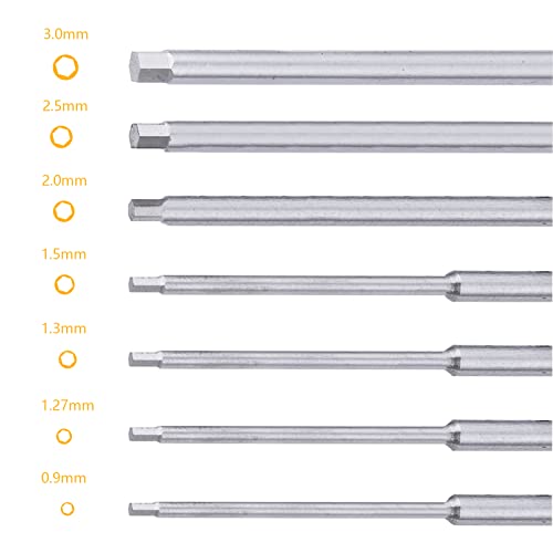 RC Hex Screwdriver Set 7pcs & Aluminum RC Car Repair Work Stand RC Screws Kit for 1/8 1/10 1/12 1/16 1/18 RC Cars
