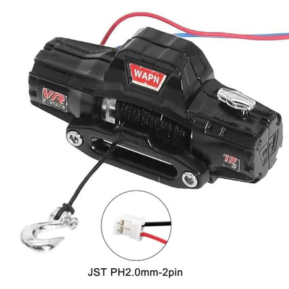 GLOBACT Metal Bumper Set with Winch for TRX4M Defender 1/18 RC Crawler