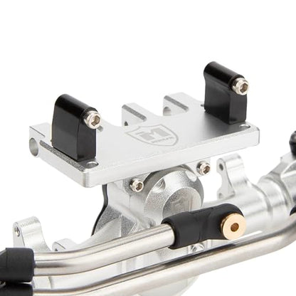 MEUS RACING 5mm ISO V2 SCX24 Axles with 3-Section CVD for Axial 1/24 SCX24 RC Crawler (Silver) - color: Silver