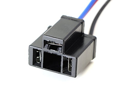 iJDMTOY H13 9008 to H4 9003 Pigtail Wire Wiring Harness Adapters Compatible with H13/H4 Bulb Size Lamp Conversion Retrofit