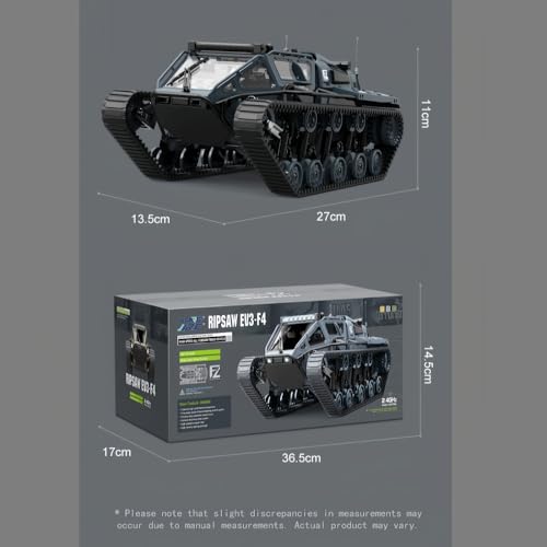 1:16 Large RC Tank Car, 2.4G Anti-Interference Remote Control, Realistic LED Lighting, Dual Motors for All-Terrain Climbing, Simulation Armored Vehicle with Openable Doors