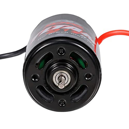 ACAGALA 550 21T Brushed Motor for 1/10 RC Trail Crawler Car HSP HPI Compatible with Wltoys Kyosho Brushed TRAXXAS TRX-4 TRX-6