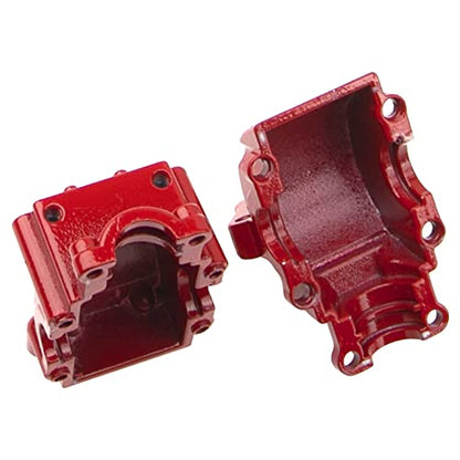 Aluminum Alloy 144001 Differential Gearbox Housing Cover Gear Box Shell Compatible with WLtoys 144001 1/14 RC Car Upgrade Parts (Red) - color: Red