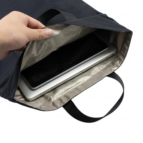 Faraday Bag for Electronics, 19.5X13inch, Anti‑Tracking | Anti-Tracking Faraday Cage with Handle EMP Protection Bag for Laptops Tablets Phones Car Keys - size: 19.5X13inch