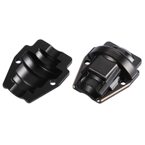 Redcat Ascent 18 8-in-1 Brass Set, 213g Black Coating Skid Plate, Steering Knuckle, Outer Portal Housing, Steering Link, Diff Cover and Servo Mount for 1/18 RC Crawler Redcat Ascent 18 Upgrades