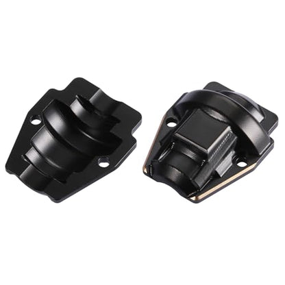 Redcat Ascent 18 8-in-1 Brass Set, 213g Black Coating Skid Plate, Steering Knuckle, Outer Portal Housing, Steering Link, Diff Cover and Servo Mount for 1/18 RC Crawler Redcat Ascent 18 Upgrades
