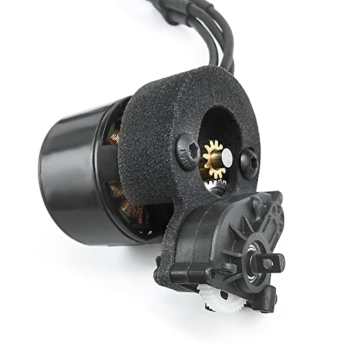 MORLORDY RC Brushless Conversion Kit Motor Mount with Pinion Spur for 1/24 RC Crawler Car Axial SCX24 Upgrades Parts