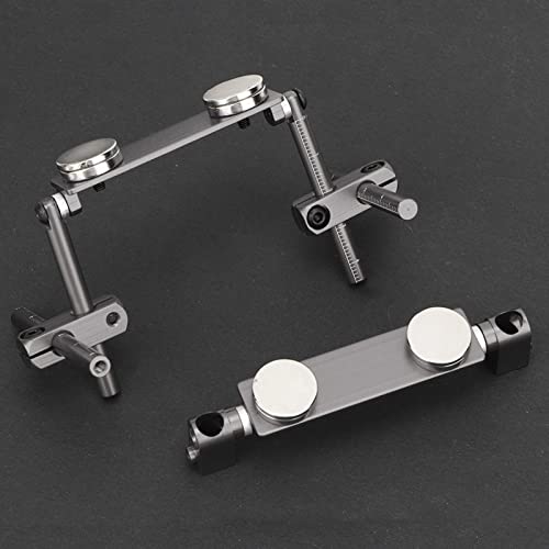 HERCHR RC Car Magnetic Body Post, Aluminum Alloy Magnetic Body Shell Mount Kit for 1/10 RC Racing Car - color: Ti