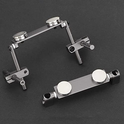 HERCHR RC Car Magnetic Body Post, Aluminum Alloy Magnetic Body Shell Mount Kit for 1/10 RC Racing Car - color: Ti