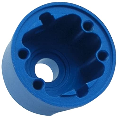 Metal Differential Carrier Diff Case Housing Compatible with Traxxas X0-1 Slash 4X4 Rustler Stampede T-Maxx Slayer 1/10 RC Car (Blue) - color: Blue