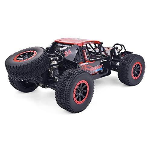 1/10 Scale 4WD RC Car DBX-104 Desert Buggy, Brushed Motor High Speed Off-Road Remote Control Truck, 2.4GHz All Terrain Hobby Vehicle for Adults-RED