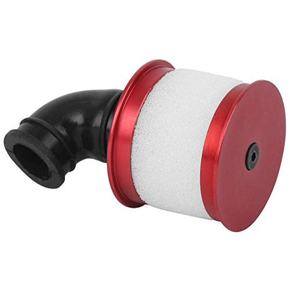 Universal RC Air Filter, Aluminum Alloy High Absorption Sponge for 1/10 Scale Nitro RC Cars Compatible with HSP 94188 94122 Red Black Silver Green