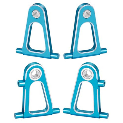 8Pcs MORFUM Aluminum Alloy Front Rear Suspension Swing Arm Set Replacement Upgrade Parts Compatible with Tamiya TT01 TT01D TT01E 1/10 RC On Road Touring Drift Car | Spare Parts RC Vehicle Suspension A-Arms Compatible with Tamiya TT01 TT01D TT01E 1/10 RC O