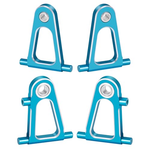 8Pcs MORFUM Aluminum Alloy Front Rear Suspension Swing Arm Set Replacement Upgrade Parts Compatible with Tamiya TT01 TT01D TT01E 1/10 RC On Road Touring Drift Car | Spare Parts RC Vehicle Suspension A-Arms Compatible with Tamiya TT01 TT01D TT01E 1/10 RC O