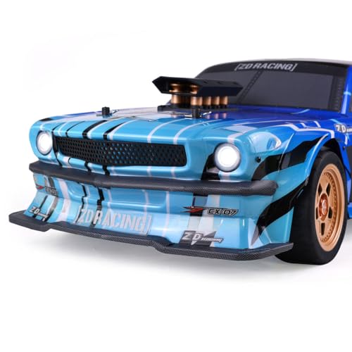 TOUCAN RC HOBBY 1/7 Racing EX07 RC Sports Car Electric Remote Control On Road Vehicle 4082 Brushless Motor Light System Alloy Shock Absorber - color: Bupk
