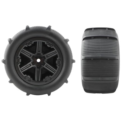 1:14 Paddles Buggy Tires Hex 12mm Wheels for Snow Sand 1:14 14301 14302 H14MK JC14EP HP141S HP141 14209 14210 RC Car(4 Pieces) - color: 4pcs, size: 1:14