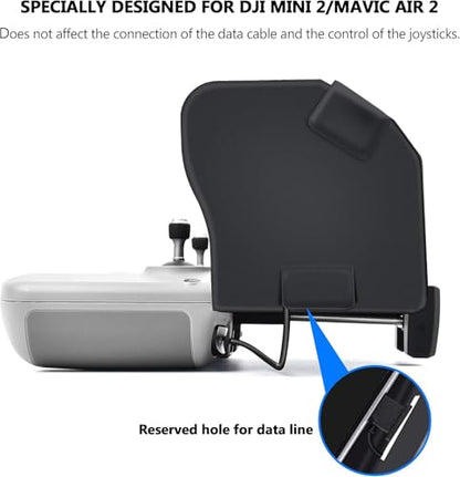 STARTRC Sun Hood for DJI RC-N3/N2, for DJI Mini 4K/NEO 2/X1 Accessories | Foldable Magnetic Sunshade for SKYROVER X1,for DJI Neo 2,Mini 4k,Lito 1 Controller, for 4.4-7.1" Smartphone Screen