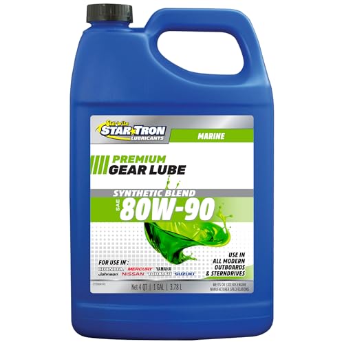 Star brite Premium Lower Unit Gear Lube - size: 128 Oz Gallon, style: 80W-90W Synthetic