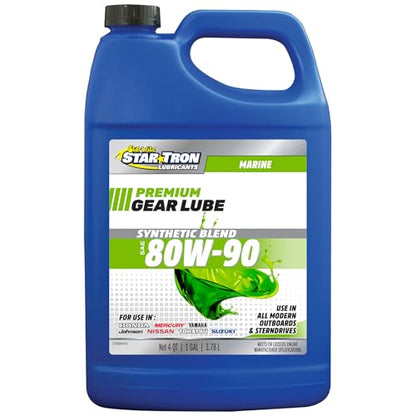Star brite Premium Lower Unit Gear Lube - size: 128 Oz Gallon, style: 80W-90W Synthetic