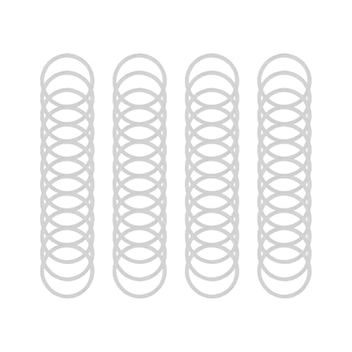 M10x12mm Shim Washers for Machinery Assembly, 48pcs 304 Stainless Steel | 0.1, 0.2, 0.3 and 0.5mm, 12 pcs each, thin spacers for M10 bolts, electronics repair, machinery setup and precision spacing - size: M10X12