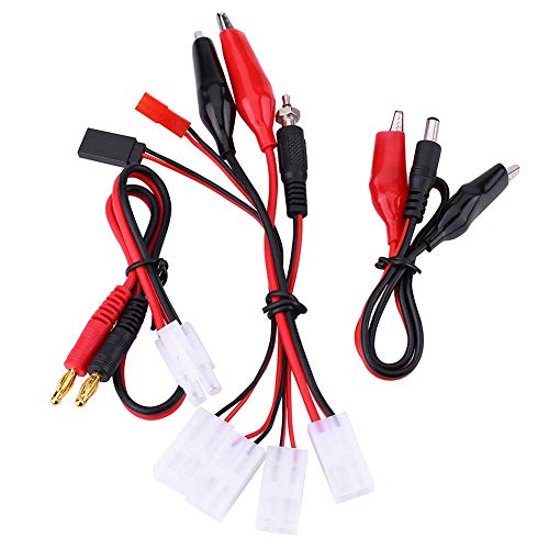 RC Charger, 3Types 80W 1-6S Digital Balance Charger Discharger for Lithium Battery Batteries(Plug)