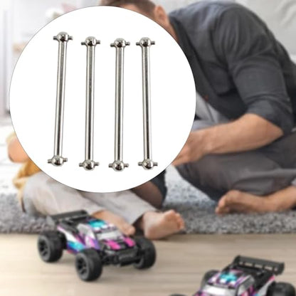kowaku 4 Pieces RC Car Metal Dog Bone Shaft Spare Parts Remote Control Car Dogbones Accessory for Wltoys 244016 1:24 Scale RC