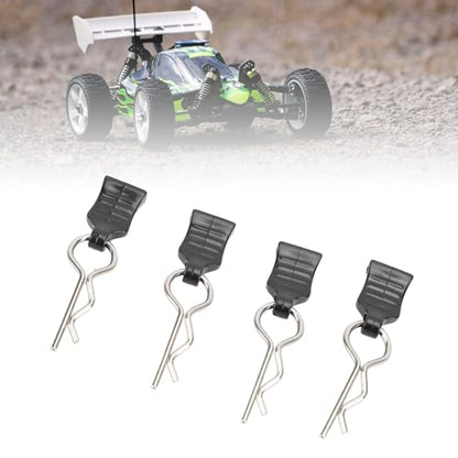 RC Car Body Clip Pin with Pull Tabs Easy to Install RC Car Shell Clip R Pin for 124008 124010 124006 144016 144018