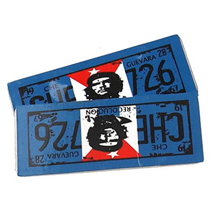 2PCS HIRCQOO Metal RC Car License Plate Decorations Accessories Compatible with Traxxas TRX-4 Tamiya CC01 Axial SCX10 D90 1/10 RC Crawler Car (CHE726) - style: CHE726
