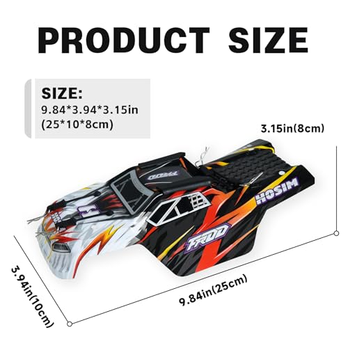 Hosim X03 M12 RC Car Body Shell X03-CK01 Replacement 1:14 X03 M12 High Speed RC Truck Spare Parts