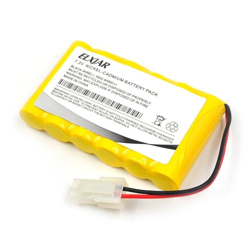 (2-Pack) 7.2V 800mAh Ni-Cd Battery for Huanqi HQ 516, 558, 549 | Rechargeable battery packs with 5557 connector for compatible Huanqi RC tanks and vehicles; verify plug before ordering.