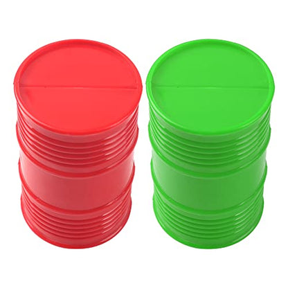 1/10 RC Decorations Accessories Plastic Oil Drum Fuel Tank Container Compatible with Traxxas TRX-4 Tamiya CC01 Axial SCX10 D90 Redcat HSP 90046 D110 1/10 RC Crawler Truck