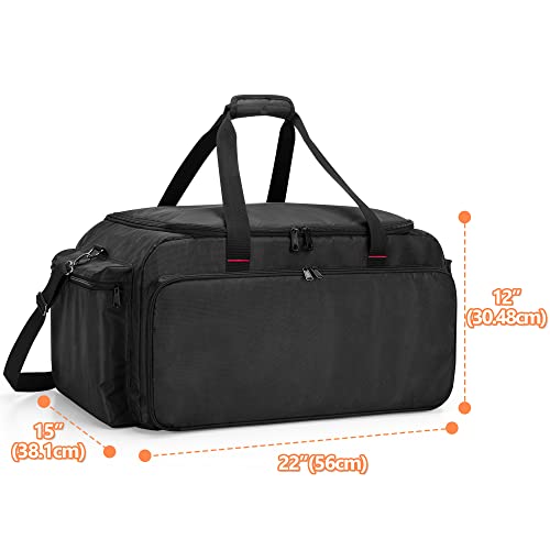 DSLEAF RC Storage Bag for 1/8 & 1/10 Car, Portable RC Carry Case, Bag Only | Multiple Pockets for Batteries, Charger, Tools and Other Accessories, Portable Handle and Adjustable Shoulder Strap