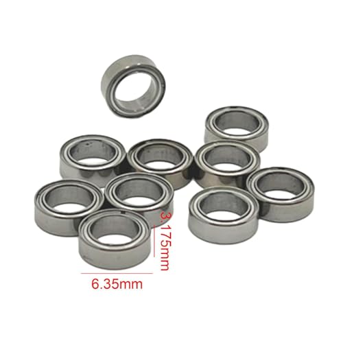 Fancyes 10Pcs 1/14 1/16 Sealed Bearing Kits RC Car Ball Bearing for M163 14303 14209